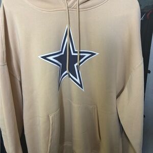 Cowboys Tan Star Hoodie